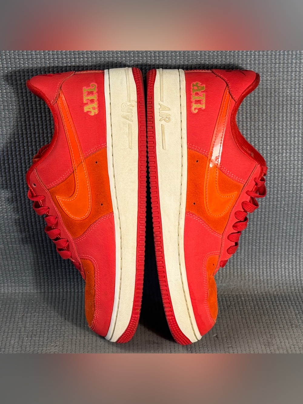 Nike Air Force 1 Atlanta ‘07 LV8 University Red Sneakers FD8306-657 Men’s Size 8 - Picture 6 of 11